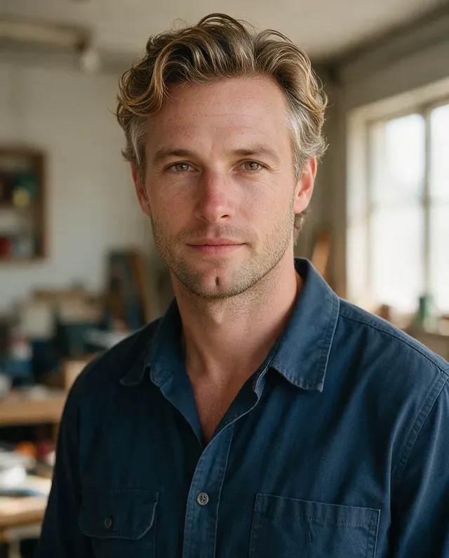 Callum, a White presenter based in the United Kingdom
